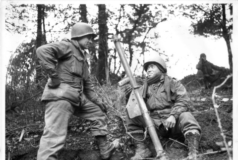 Nisei soldier on the front lines (ddr-densho-114-36)
