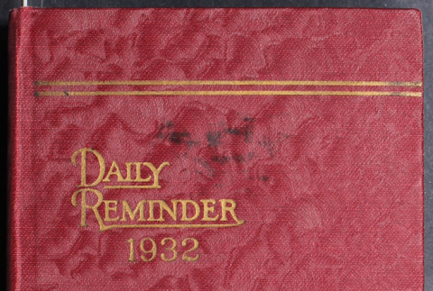 Yuriko Domoto diary 1932 (ddr-densho-356-697)