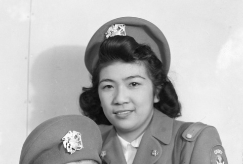 Two Cadet Nurse Corps members (ddr-fom-1-407)