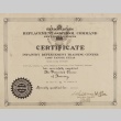 Rifleman's qualification certificate (ddr-densho-72-43)
