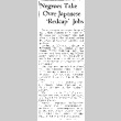 Negroes Take Over Japanese 'Redcap' Jobs (February 26, 1942) (ddr-densho-56-651)