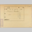 Envelope of Risaku Arisue photographs (ddr-njpa-5-241)