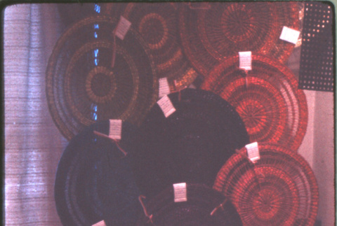 Display of placemats, napkins, bowls (ddr-densho-426-340)