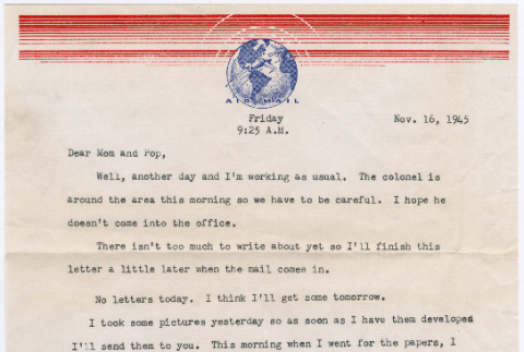 Letter from Tadashi Ishida to Mr. & Mrs. Y Ishida (ddr-densho-535-292)