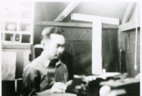 Man at desk (ddr-densho-1007-847)