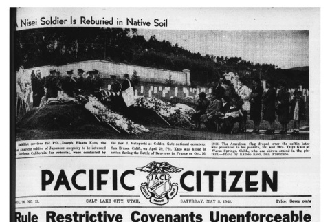 The Pacific Citizen, Vol. 26 No. 19 (May 8, 1948) (ddr-pc-20-19)