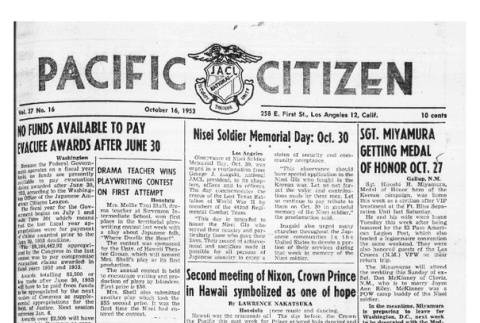 The Pacific Citizen, Vol. 37 No. 16 (October 16, 1953) (ddr-pc-25-42)