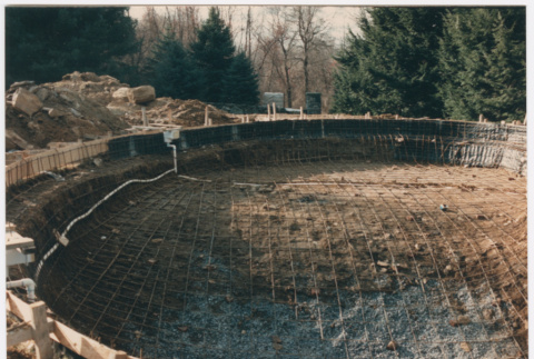 Pool under construction (ddr-densho-377-2444)