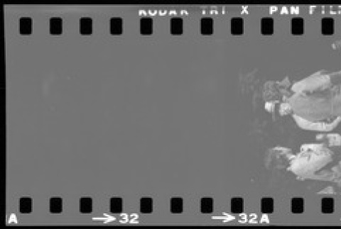 Negative film strip for Farewell to Manzanar scene stills (ddr-densho-317-204)