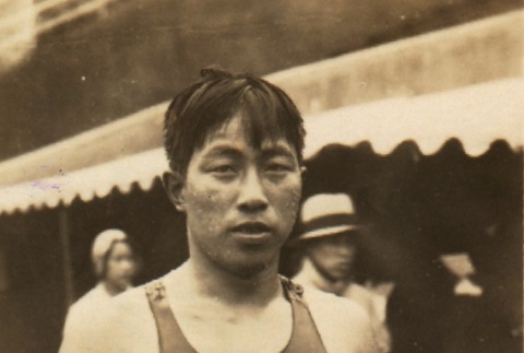 Baizo Maeda, a Japanese swimmer (ddr-njpa-4-988)