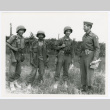 General Clark, Lieutenant Gagnon and two soldiers (ddr-densho-1007-357)