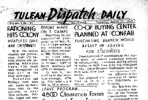 Tulean Dispatch Vol. 4 No. 92 (March 11, 1943) (ddr-densho-65-355)