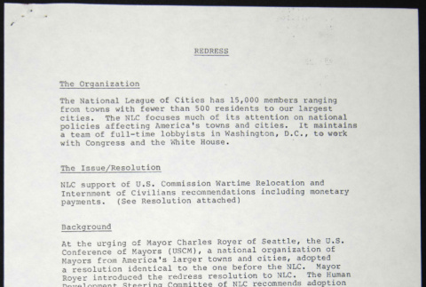 Letter to members of the NLC Human Development Steering Committee from Charles Royer (ddr-chijacl-1-177)