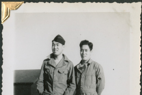 Two men standing outside (ddr-densho-434-326)