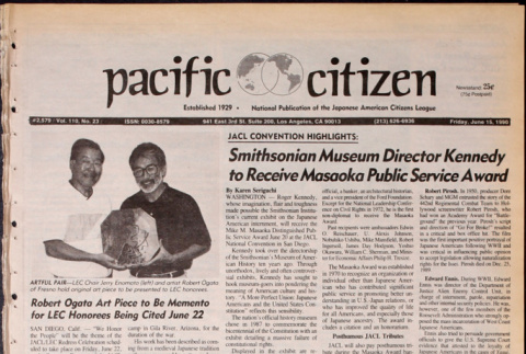 Pacific Citizen, Vol. 110, No. 23 (June 15, 1990) (ddr-pc-62-23)