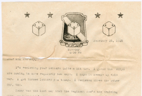 Letter from Tadashi Ishida to Mr. & Mrs. Y Ishida (ddr-densho-535-332)