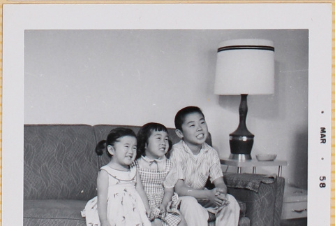 William, Susan and Leslie Shiomi (ddr-densho-522-475)