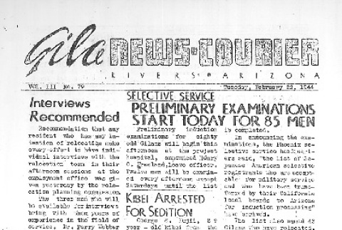 Gila News-Courier Vol. III No. 79 (February 22, 1944) (ddr-densho-141-234)
