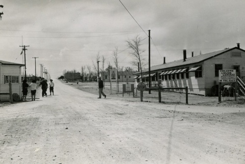 Concentration camp entrance (ddr-densho-159-216)