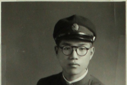 Shozo Taniguchi in school uniform (ddr-densho-252-58)