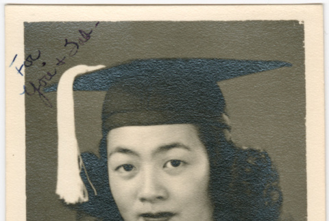 Graduation portrait of Naomi Kitagawa (ddr-densho-539-20)