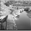Bridges in Japanese Garden pond (ddr-densho-354-1956)