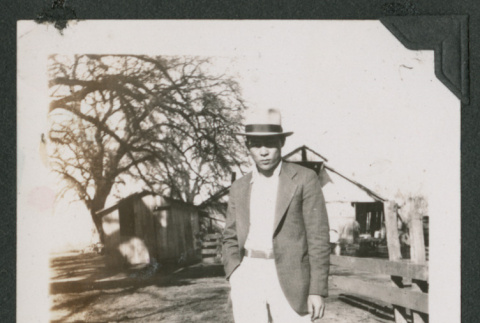 Man outside (ddr-densho-378-532)
