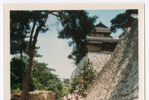 Mitsuye Yabe and Friends Outside Matsuyama Castle (ddr-ohs-1-209)