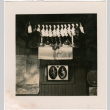 Shrine with portraits of Emperor Hirohito and Empress Nagako (ddr-densho-426-1431)