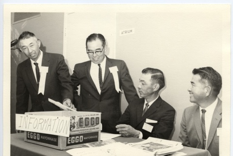 Information booth at Ninth Annual Landscape Gardeners Convention (ddr-jamsj-1-469)