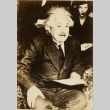 Albert Einstein explaining the theory of relativity (ddr-njpa-1-282)