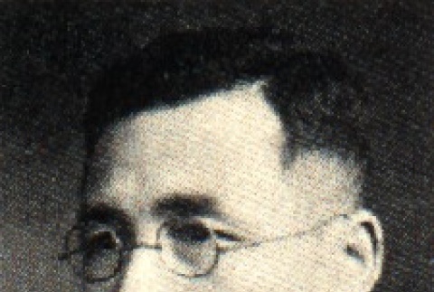 Portrait of Oyo Masatomi, a writer (ddr-njpa-4-1048)