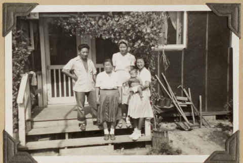 The Kikawas with baby Kunikazu (ddr-densho-542-443)