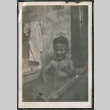 Photo of a child in a bath (ddr-densho-483-825)