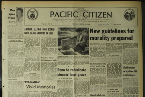 Pacific Citizen, Vol. 69, No. 16 (October 17,1969) (ddr-pc-41-42)
