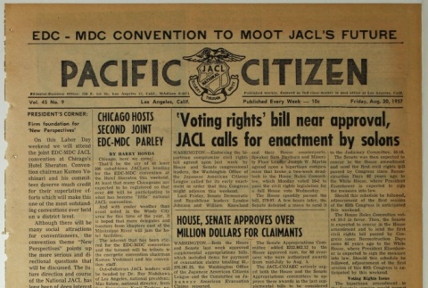 Pacific Citizen, Vol. 45, No. 9 (August 30, 1957) (ddr-pc-29-35)