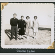 Man and three women standing outside (ddr-densho-434-356)