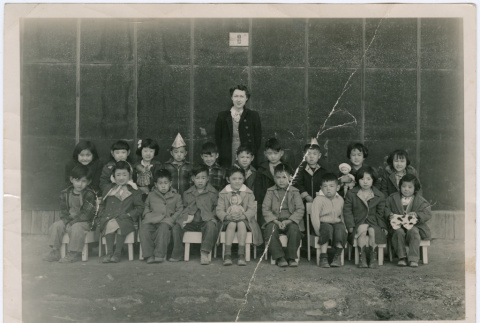 Minidoka Kindergarten class c. 1945 (ddr-densho-459-1)