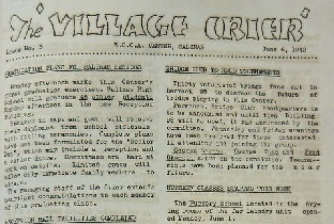 Salinas Village Crier No. 5 (June 6, 1942) (ddr-densho-195-5)