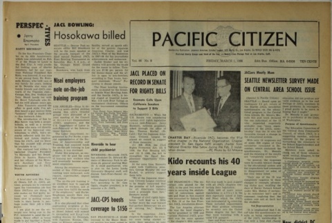 Pacific Citizen, Vol. 66, No. 9 (March 1, 1968) (ddr-pc-40-9)