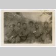Six soldiers on a hillside (ddr-densho-451-18)