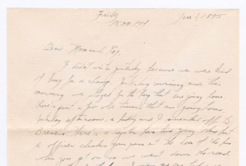 Letter from Tadashi Ishida to Mr. & Mrs. Y Ishida (ddr-densho-535-194)