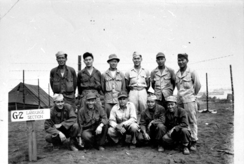 Eleven soldiers (ddr-densho-1007-494)