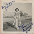 Signed photograph of a woman wearing a kimono (ddr-manz-10-74)