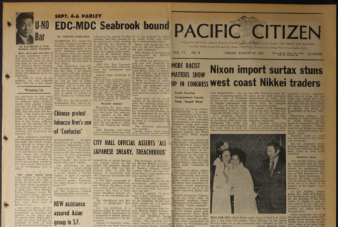 Pacific Citizen, Vol. 73, No. 9 (August 27, 1971) (ddr-pc-43-34)