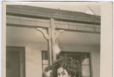 Young woman holding toddler (ddr-densho-329-789)