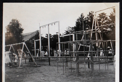 Children play on a playground (ddr-densho-404-63)