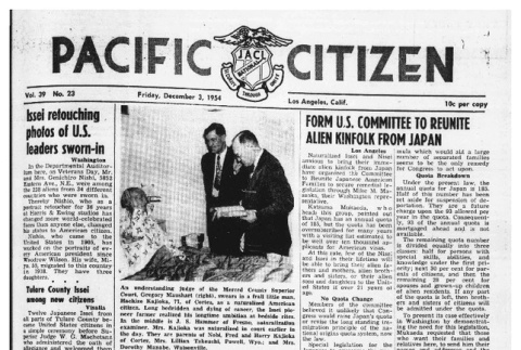 The Pacific Citizen, Vol. 39 No. 23 (December 3, 1954) (ddr-pc-26-49)