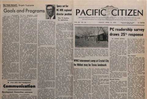 Pacific Citizen, Vol. 80, No. 14 (April 11, 1975) (ddr-pc-47-14)