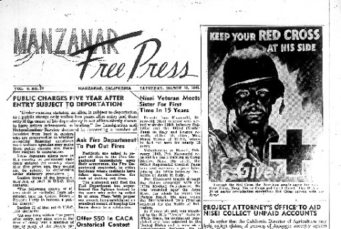 Manzanar Free Press Vol. 6 No. 77 (March 17, 1945) (ddr-densho-125-321)